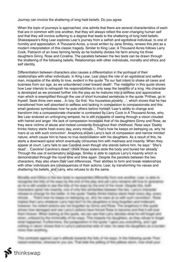 king lear essay conclusion