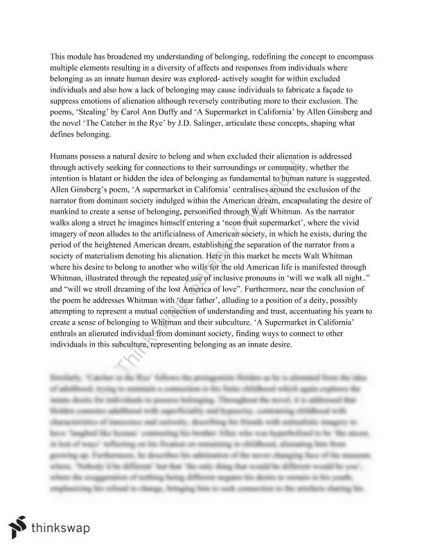 belonging essay conclusion