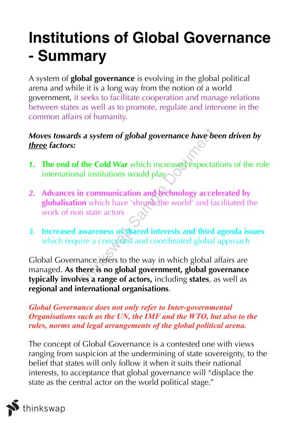 example of research topic about politics and governance