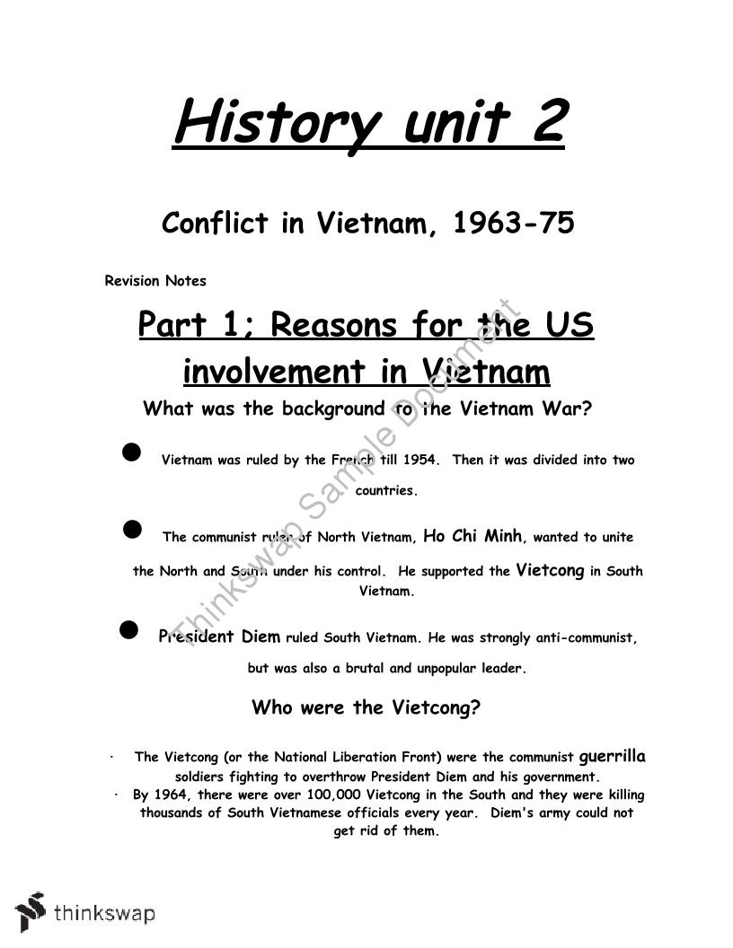 vietnam war essay pdf grade 12 notes