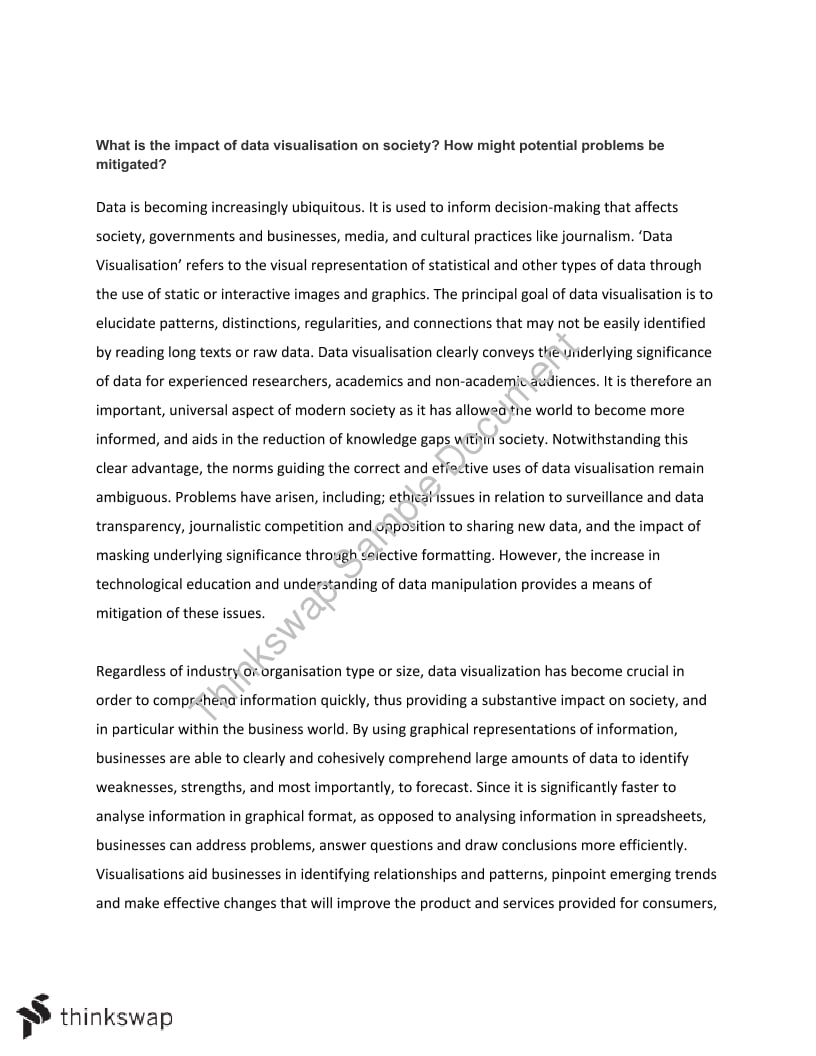 essay on collection of data