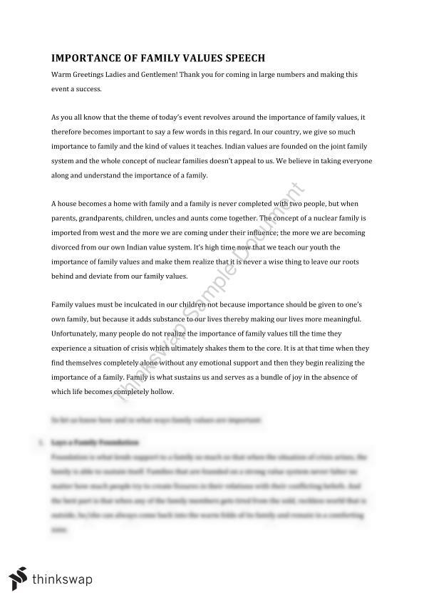 essay about communication with family