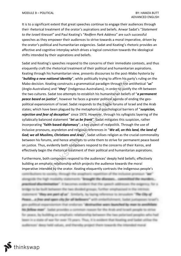 politics and society h1 essay