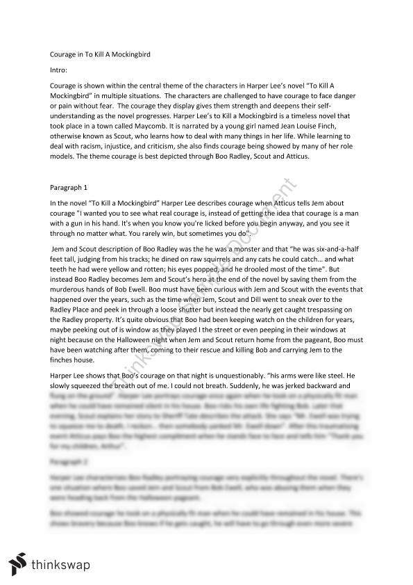 essay conclusion about courage