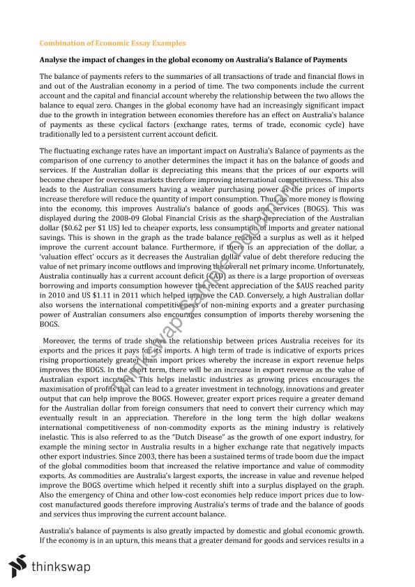 economic development essay pdf