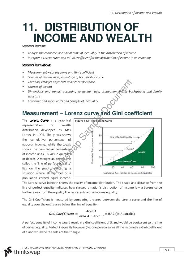 wealth distribution essay