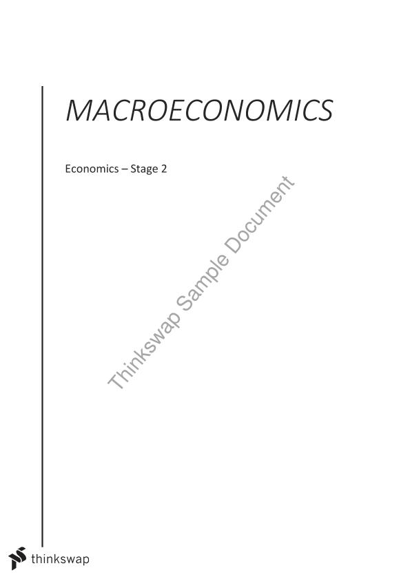 macroeconomics essay plan