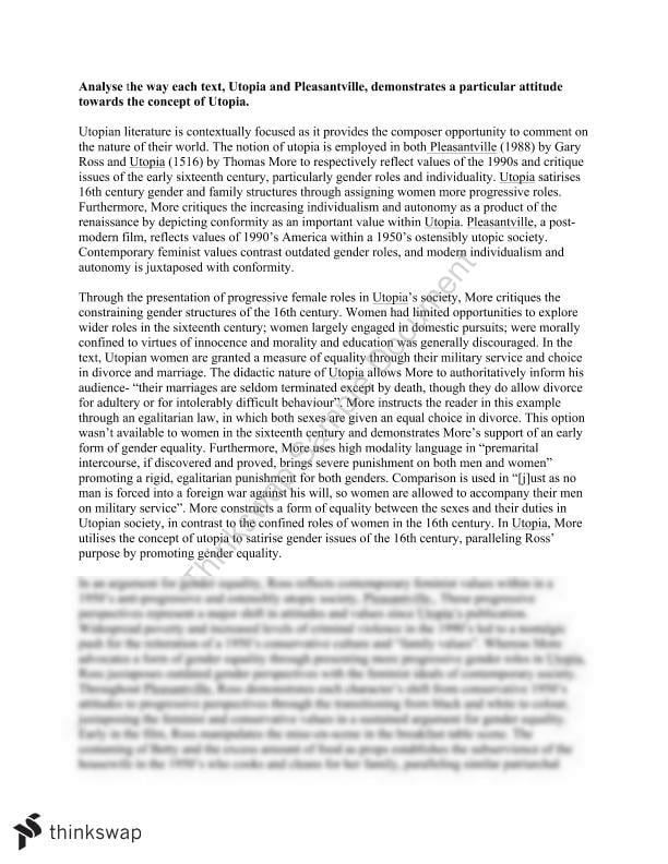 utopia analysis essay