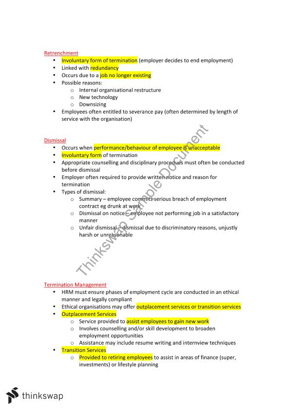 Business Management Units 3 4 Notes Business Management Year 12 