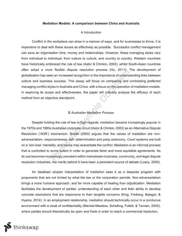 conflict theory introduction essay