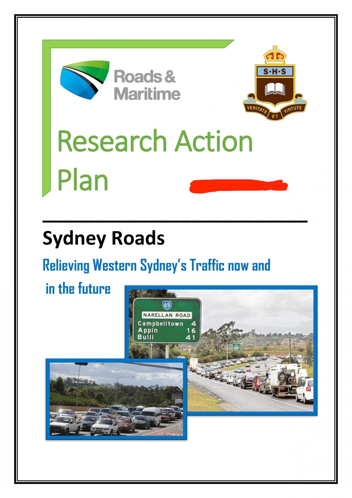 Research Action Plan on Western Sydney - Page 1
