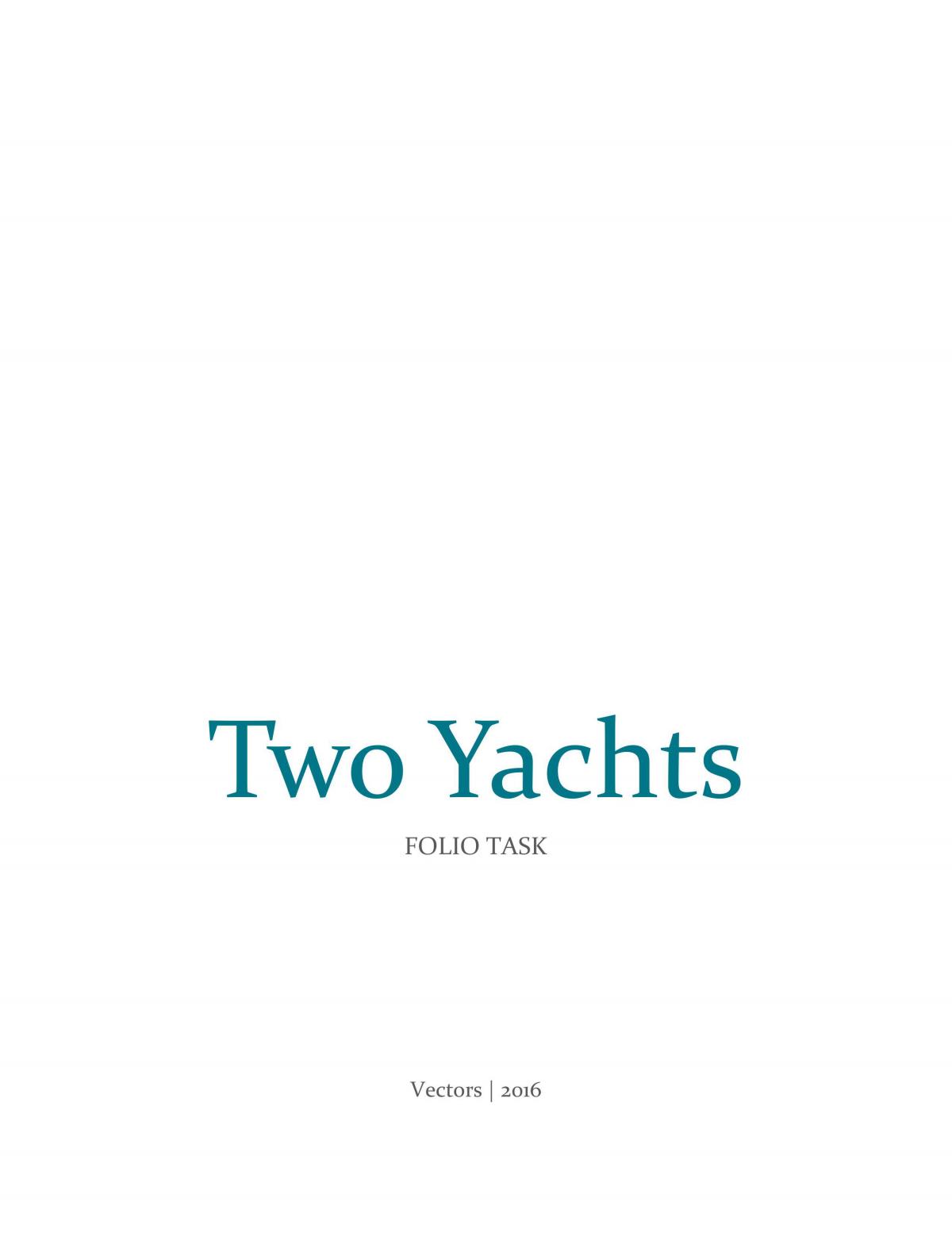 Two Yachts DI - Page 1