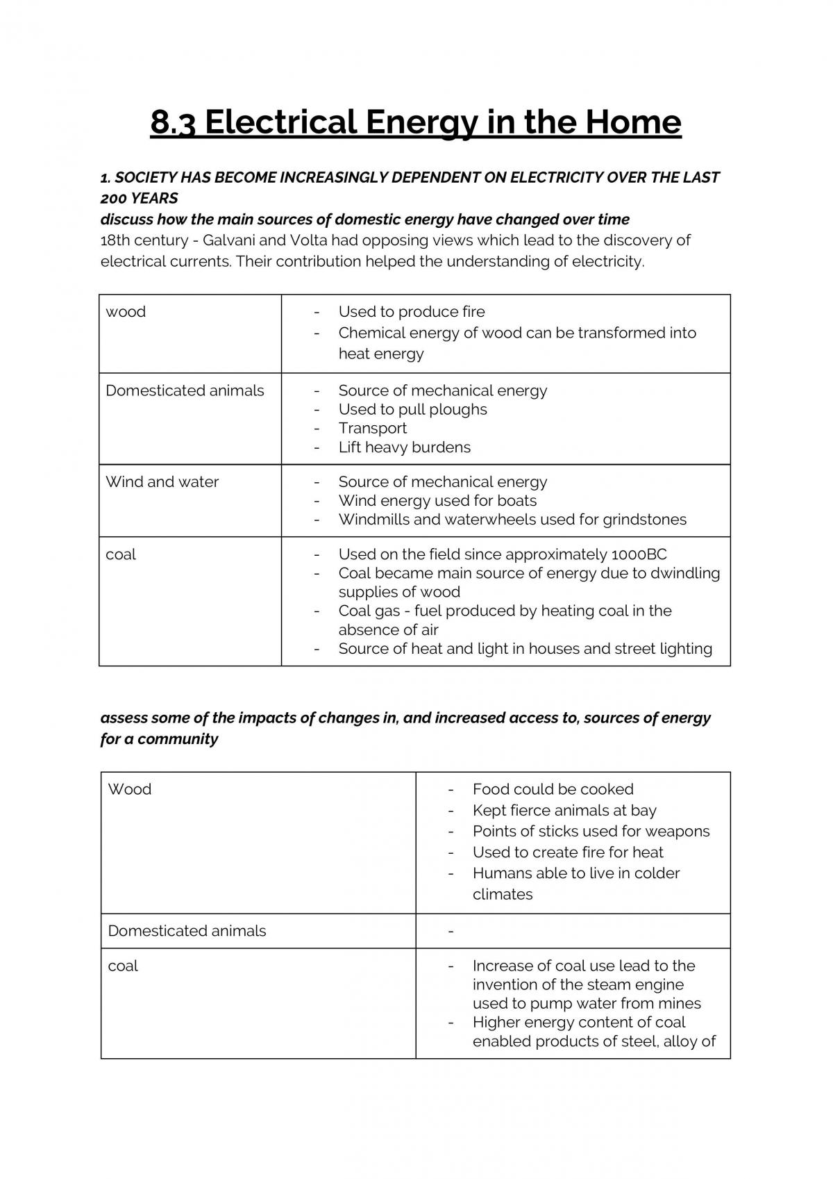 Electrical Energy in the Home - Page 1