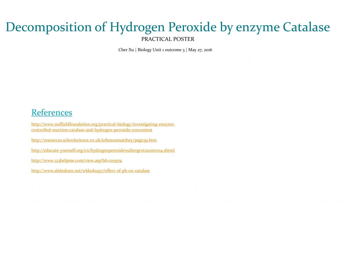 Catalase Prac Report - Page 1