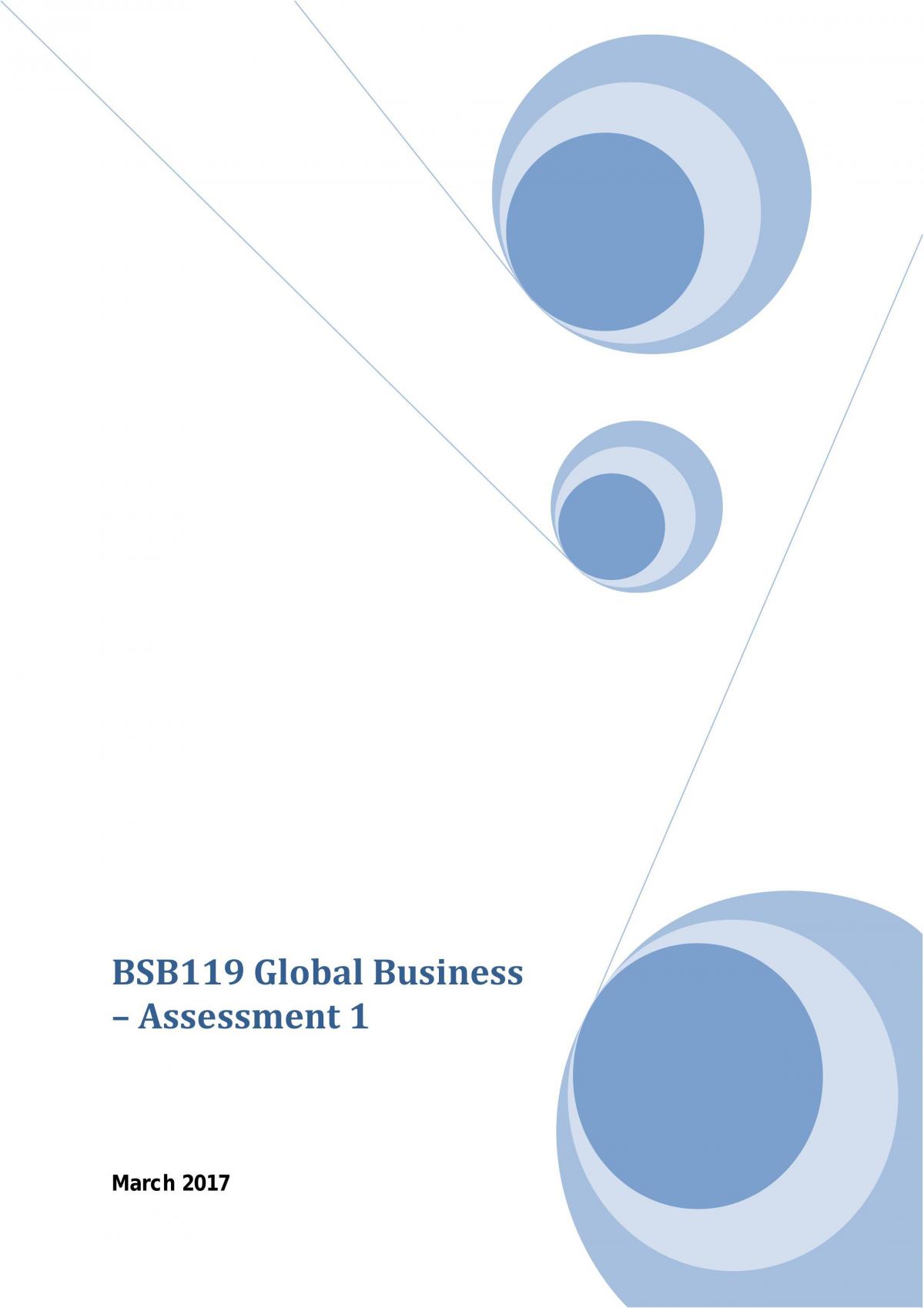 global business assignment lbs