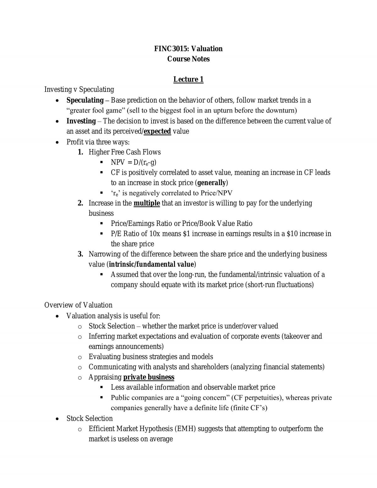 Complete Course Notes (HD Student) - Page 1