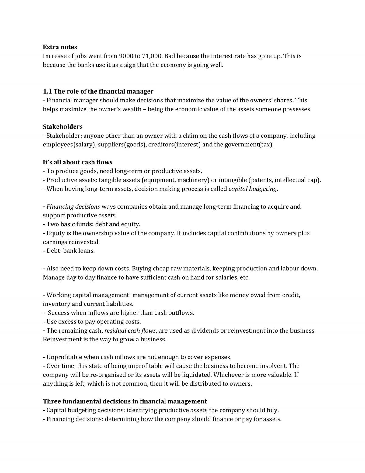 Textbook summary of AFC2140 - Page 1