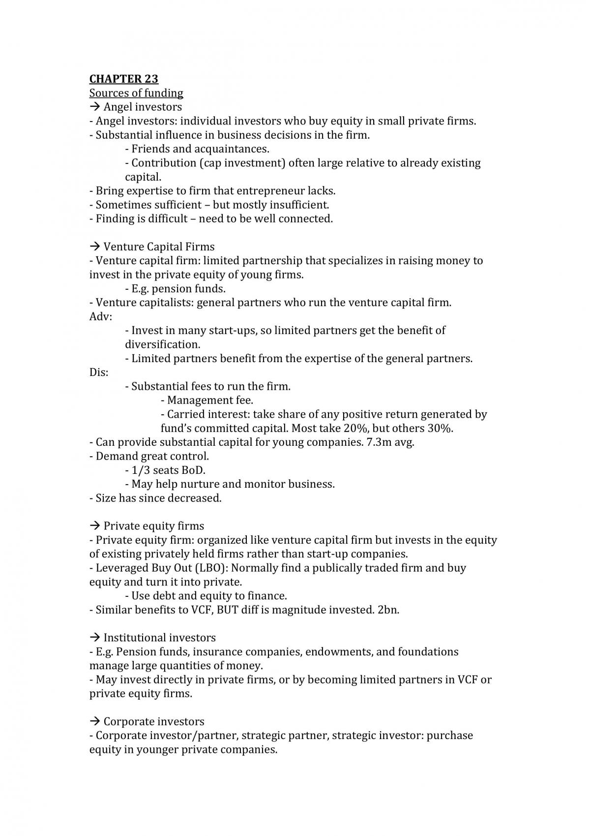 AFC3140 Summary  - Page 1