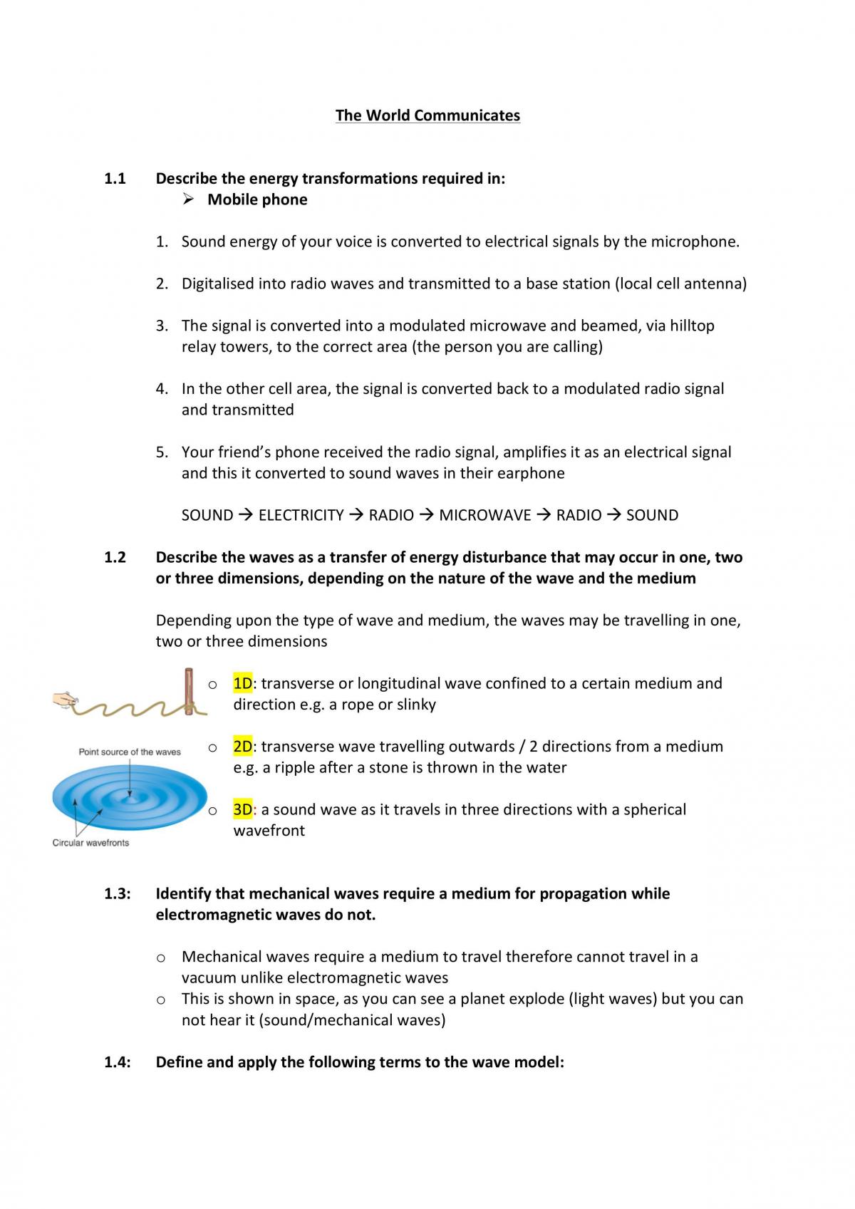 Physics - The World Communicates - Page 1