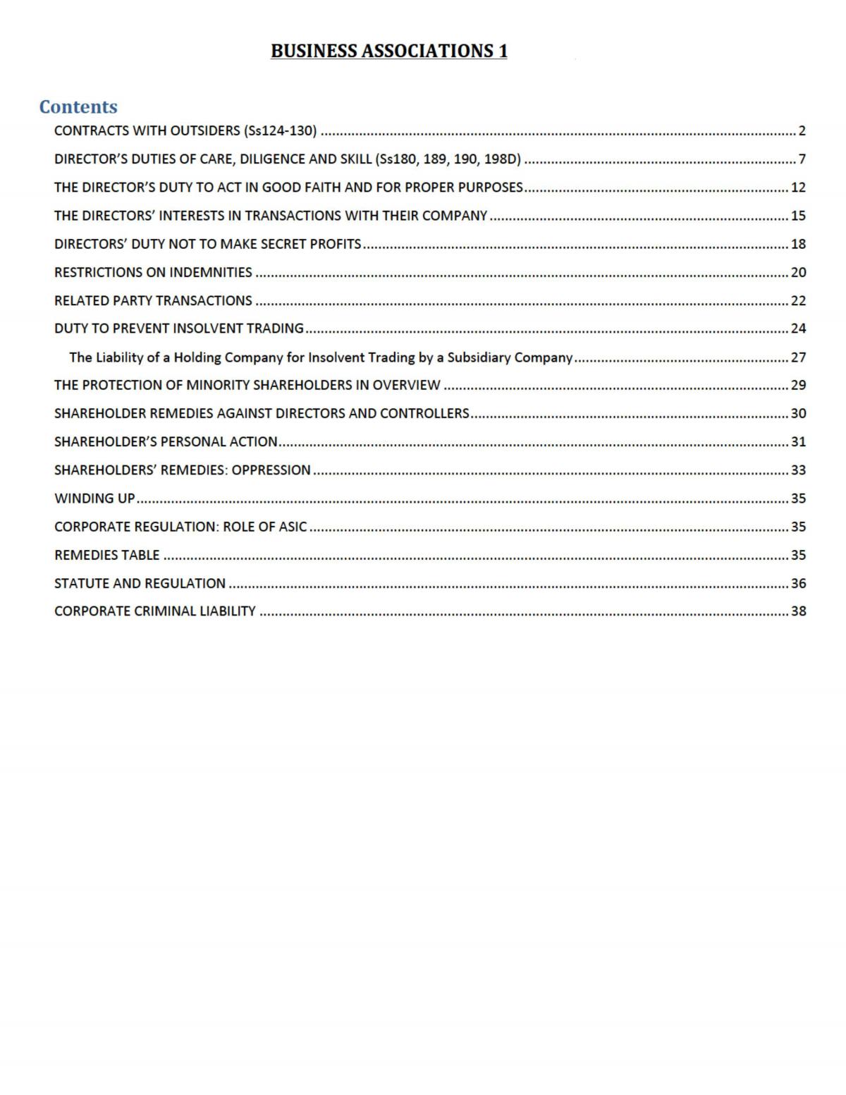 BA Notes - Page 1