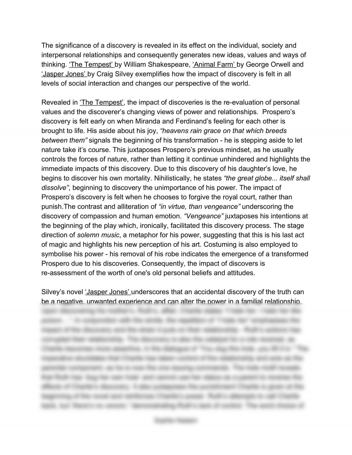 the tempest critical essays pdf