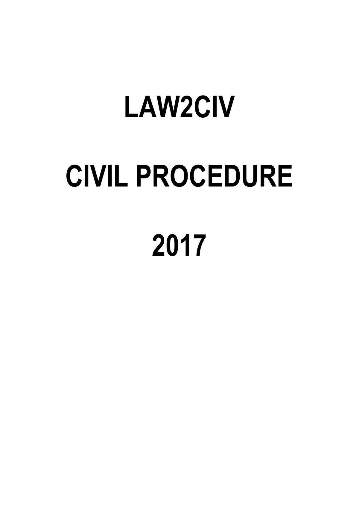 LAW2CIV Complete Study Notes - Page 1