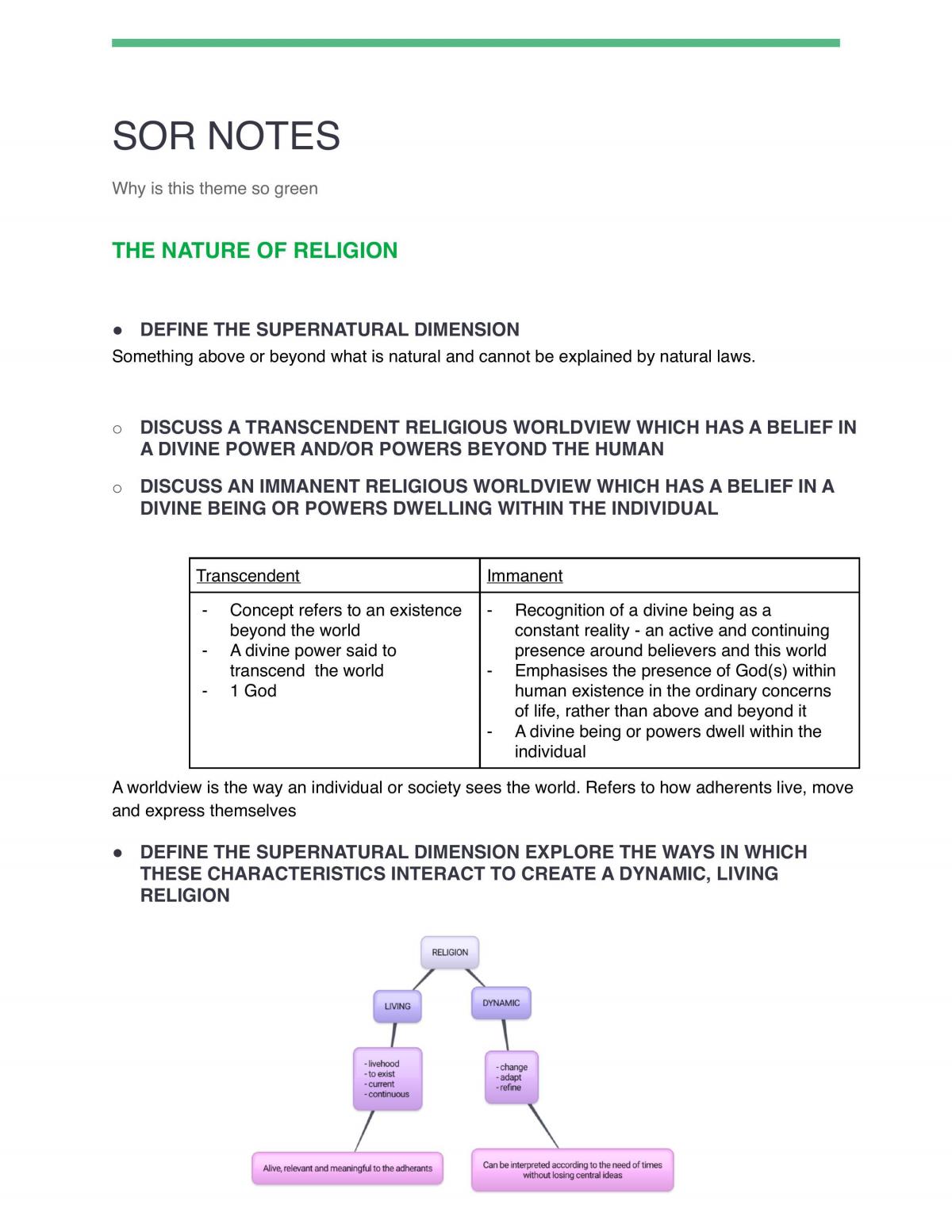 Full Notes on Preliminary SOR Syllabus  - Page 1