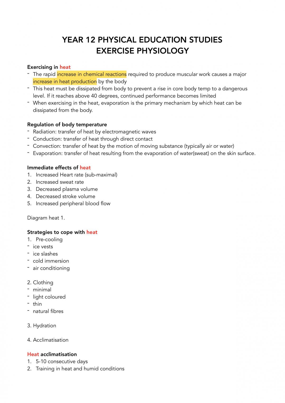 Year 12 PE Studies  - Page 1