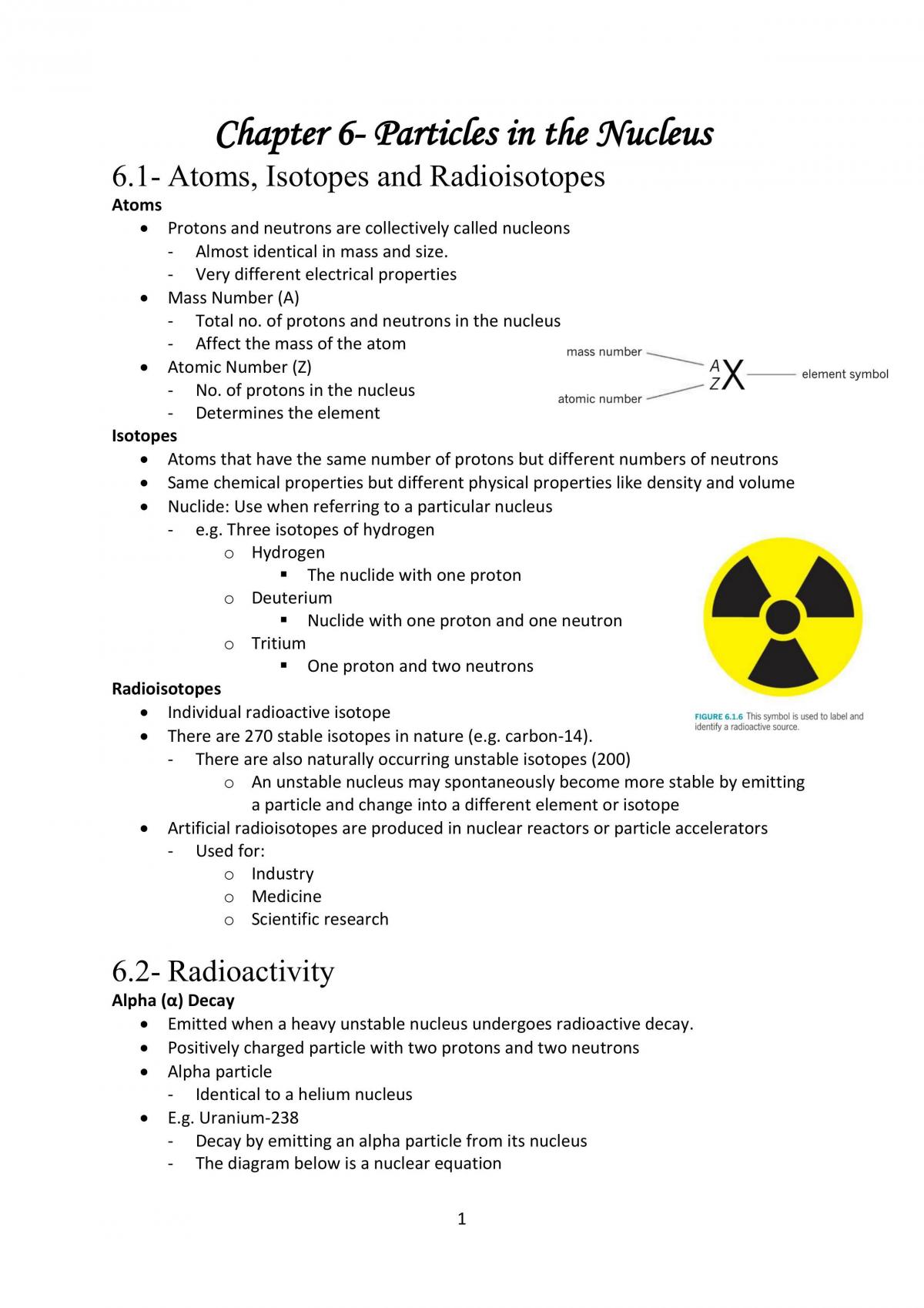 Particles in the Nucleus - Page 1
