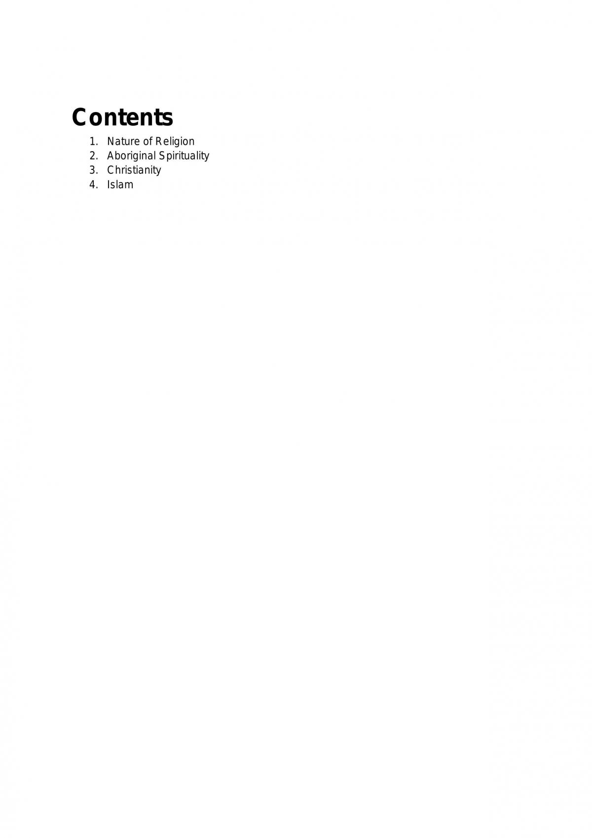 Complete Studies of Religion 1 Notes  - Page 1