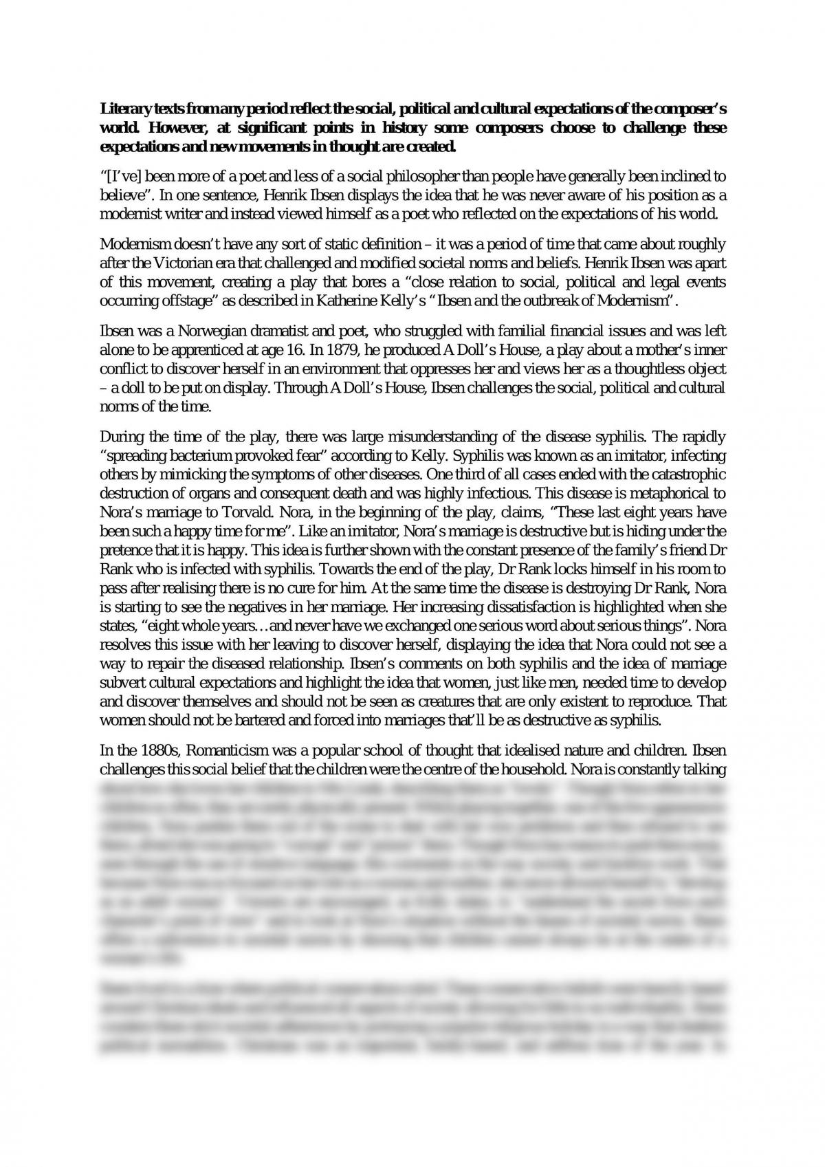 modernism essay pdf