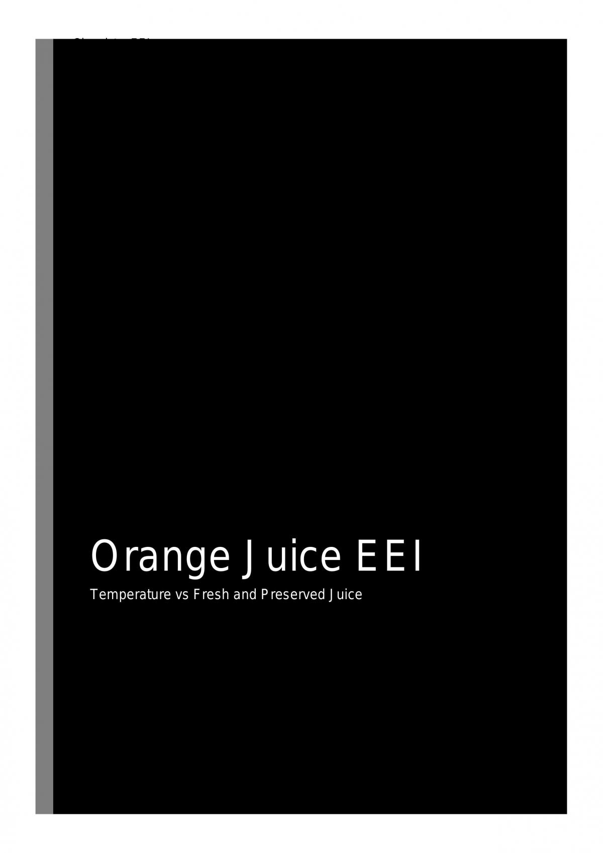 Orange Juice EEI - Page 1