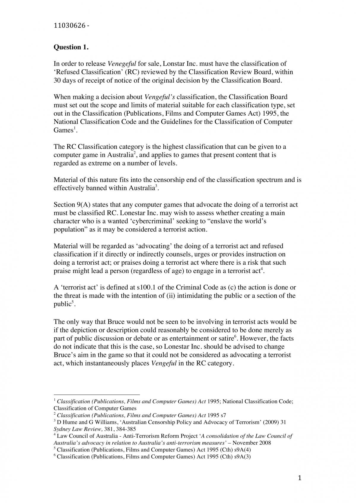 End of Semester Problem Questions Assignment - Page 1