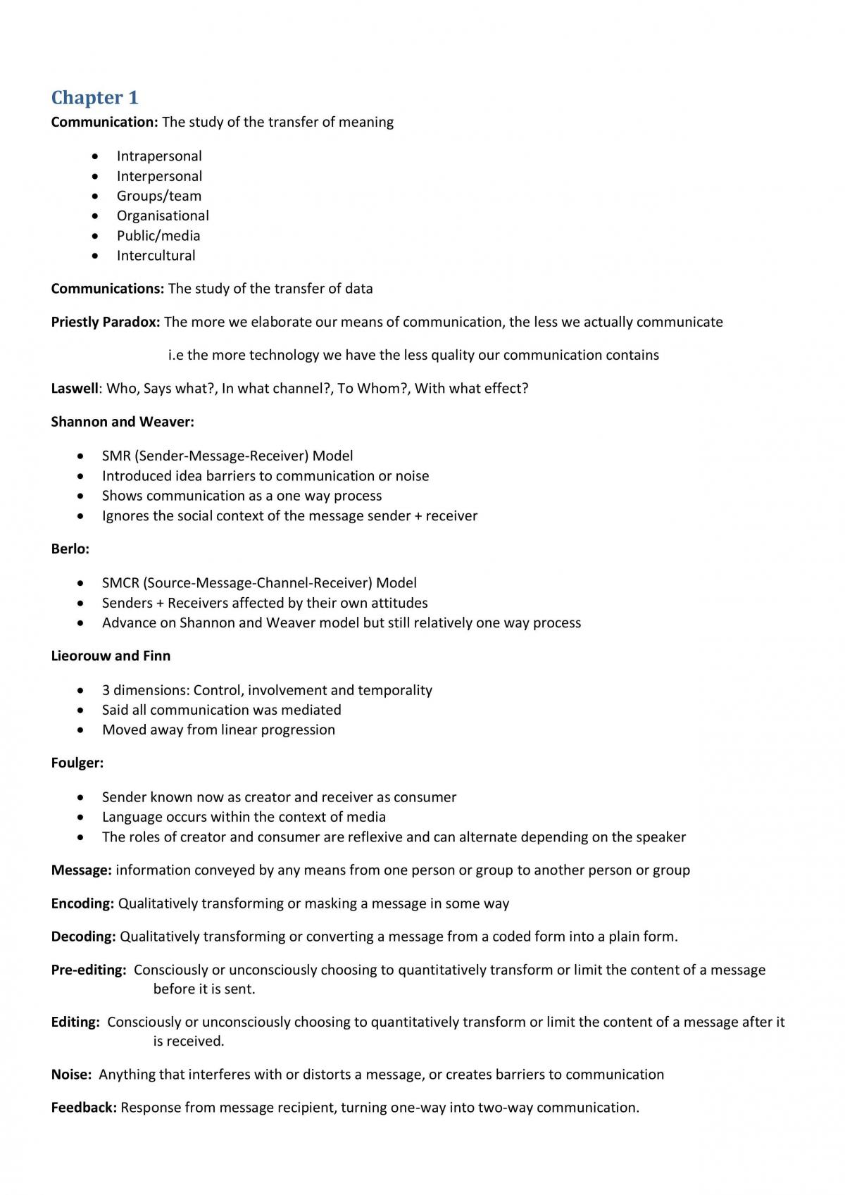 Definitions for semester 2 exam - Page 1