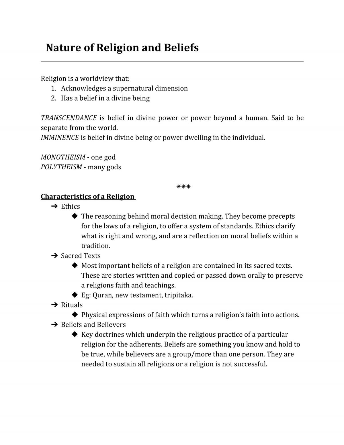 Preliminary SOR II Notes - Page 1