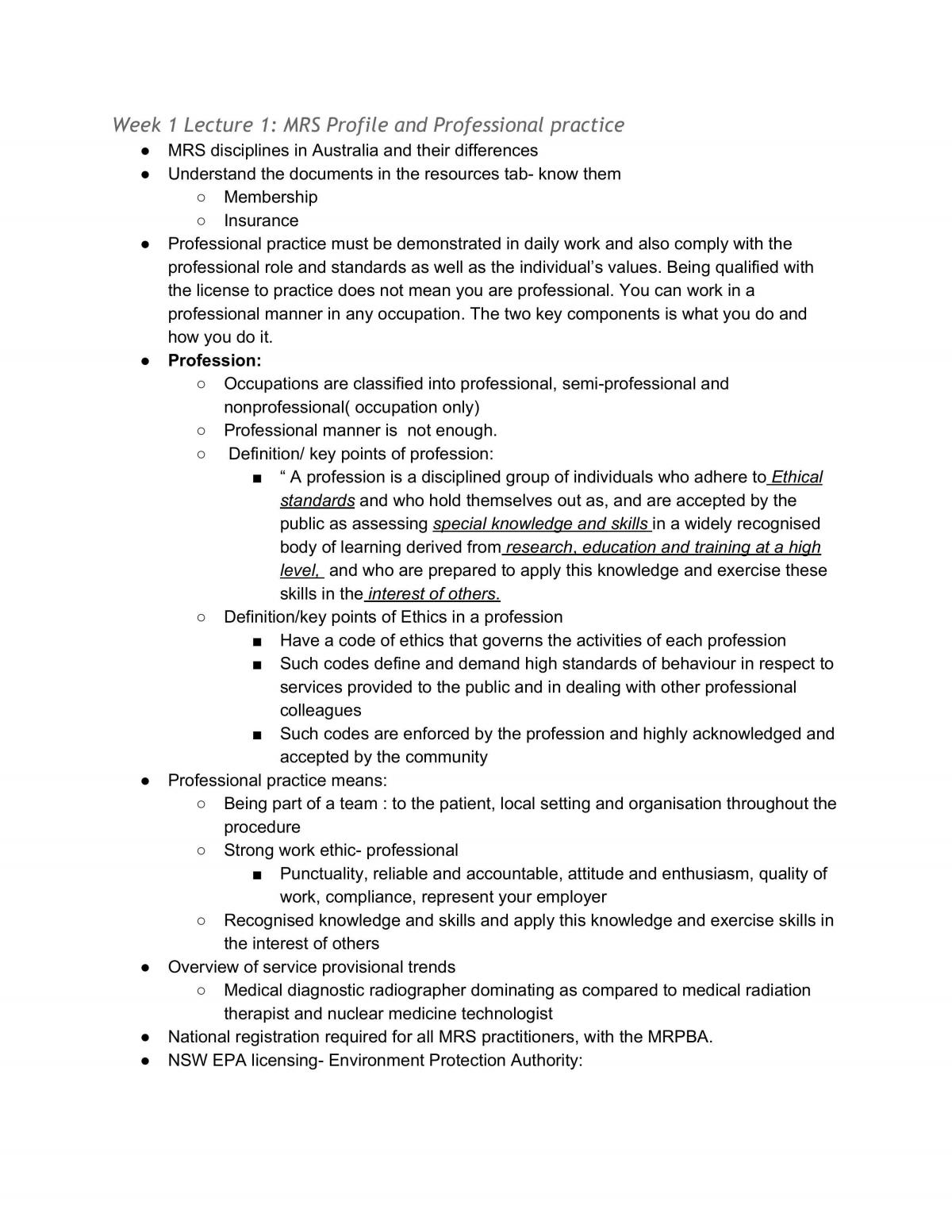 MRSC5003 Notes Full  - Page 1