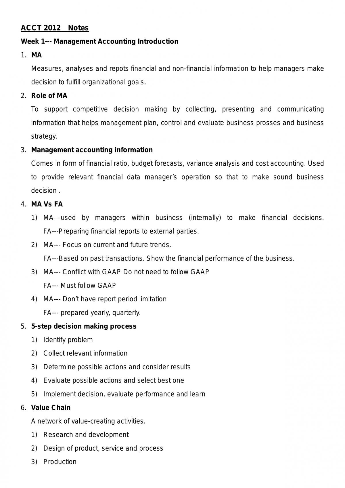 ACCT2012 STUDY NOTES - Page 1