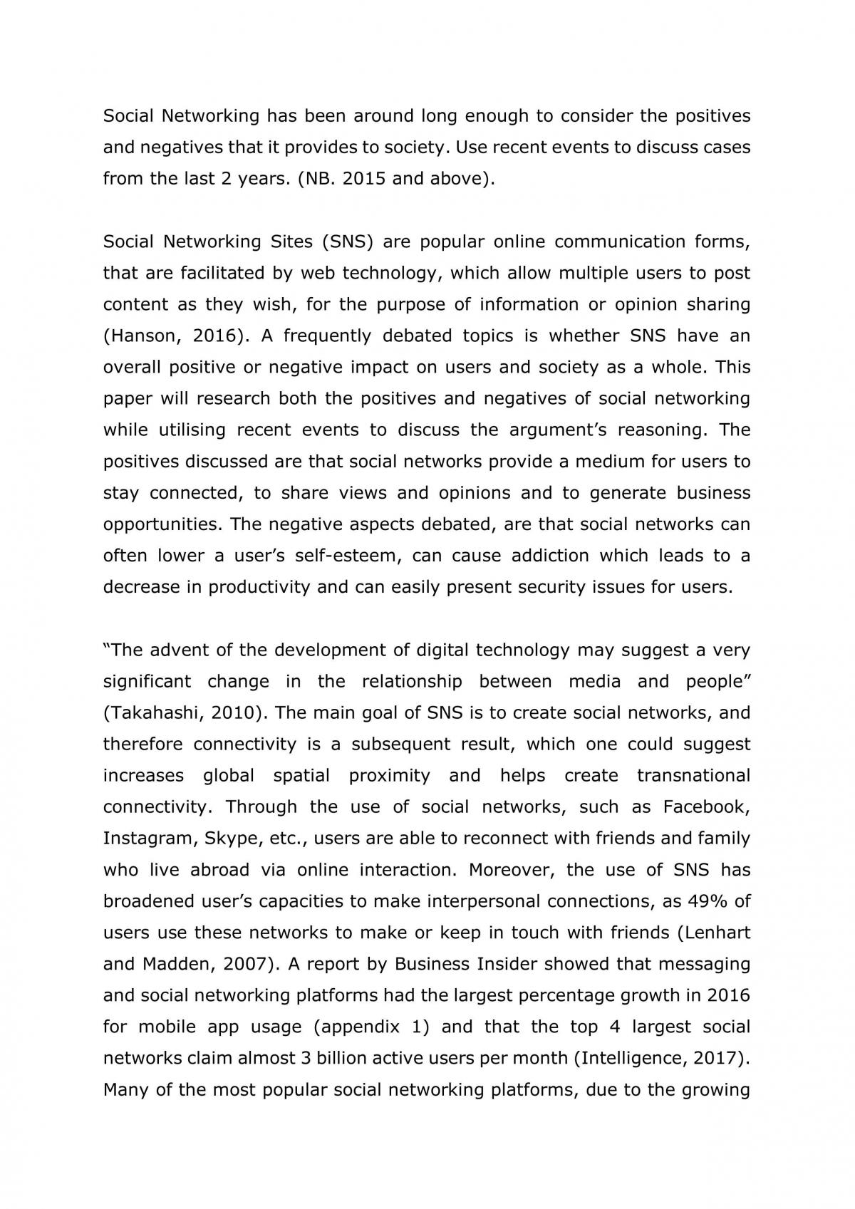 ISYS100 - Final Essay - Page 1