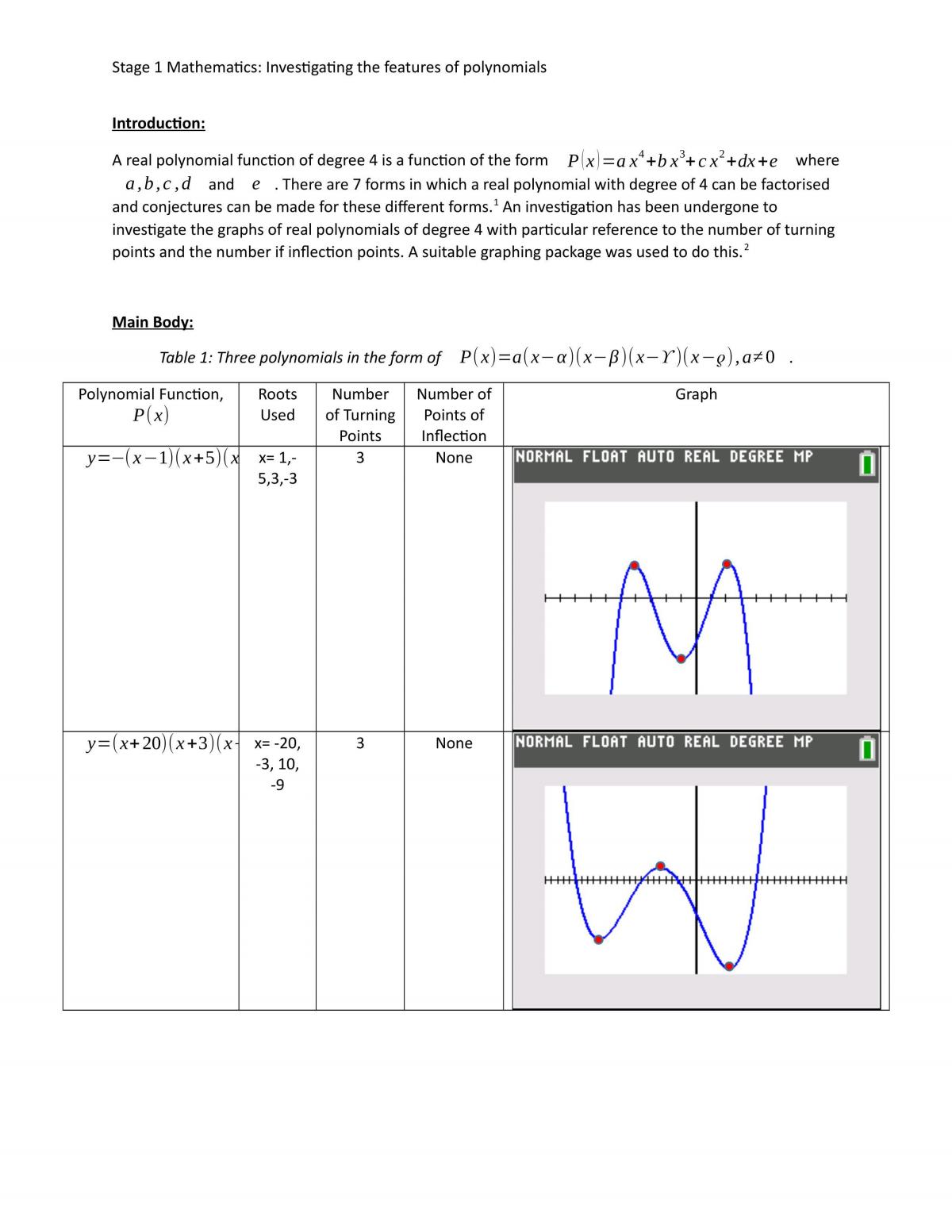 Features of Polynomials - Page 1