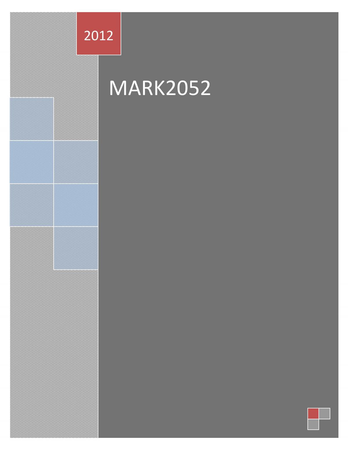 Mark2052 final report - Page 1