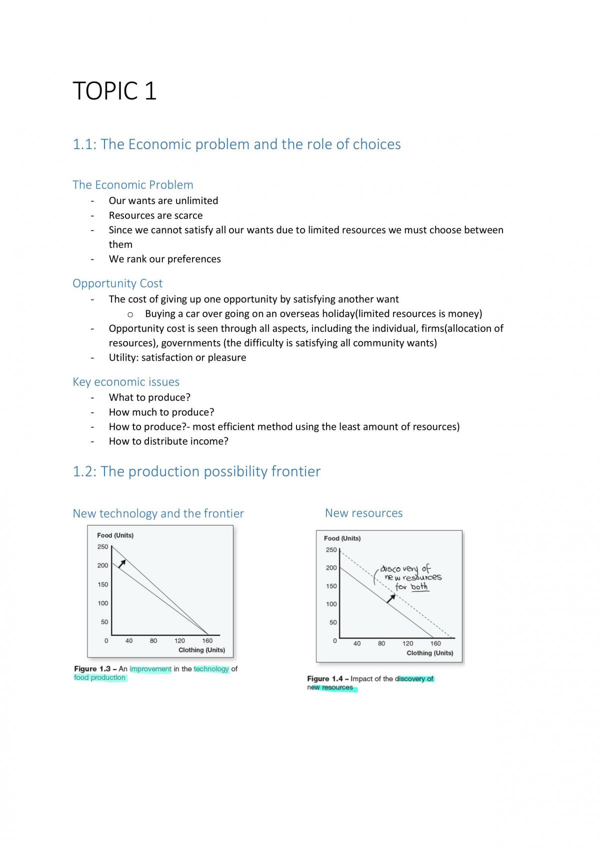Preliminary Notes for Economics  - Page 1