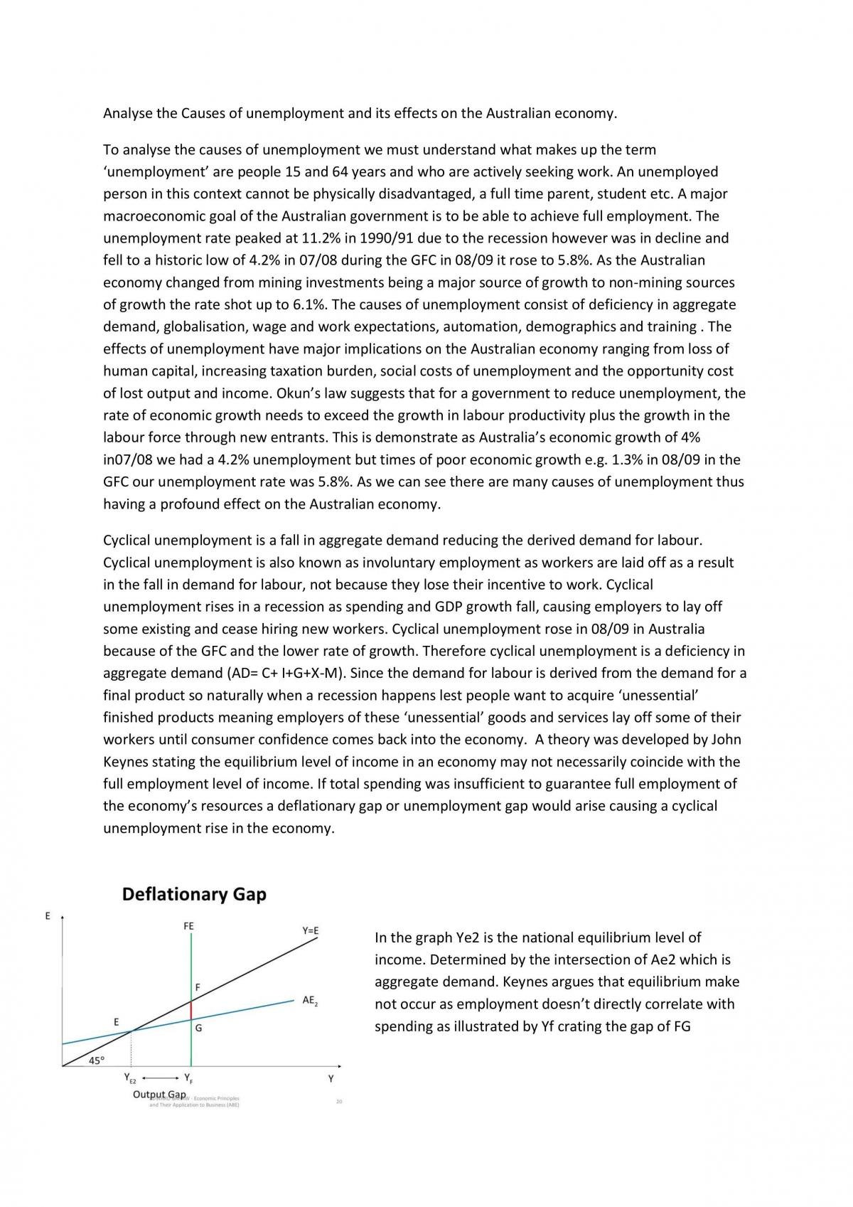 causes and effects of unemployment on society