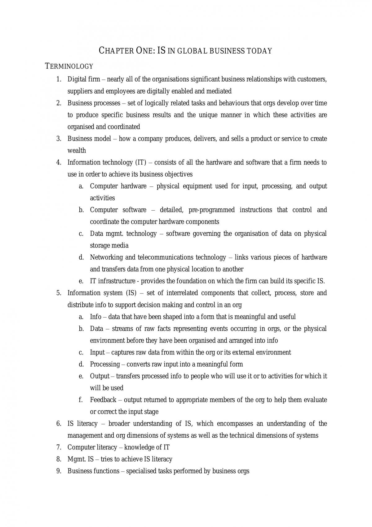 INFS1602 NOTES - Page 1