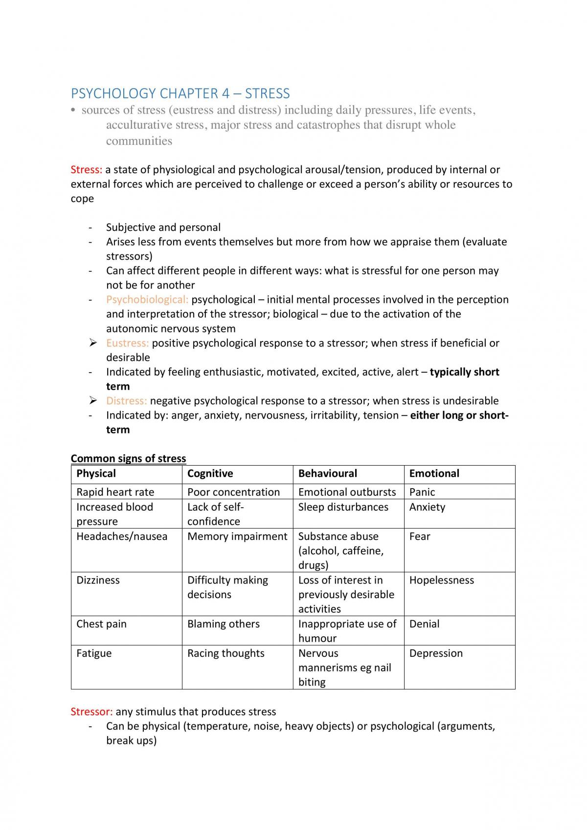 Stress - Page 1