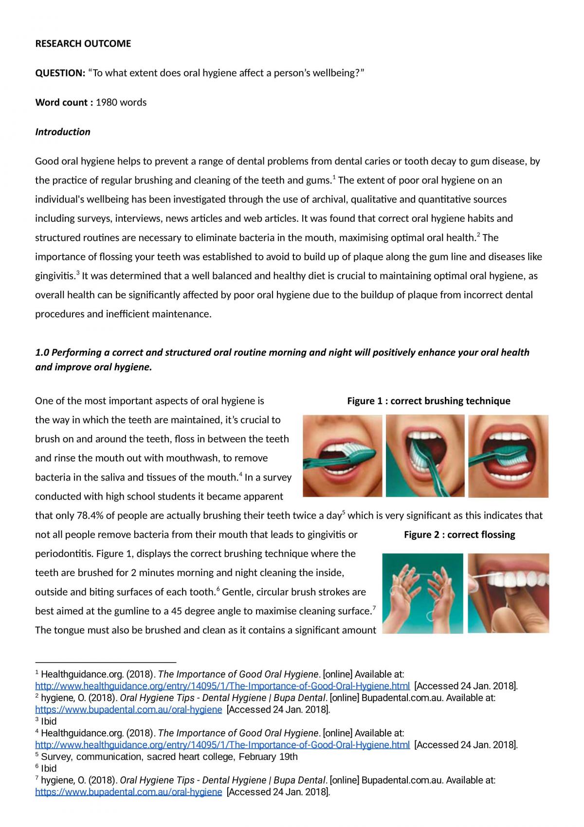 Research Outcome  - Page 1