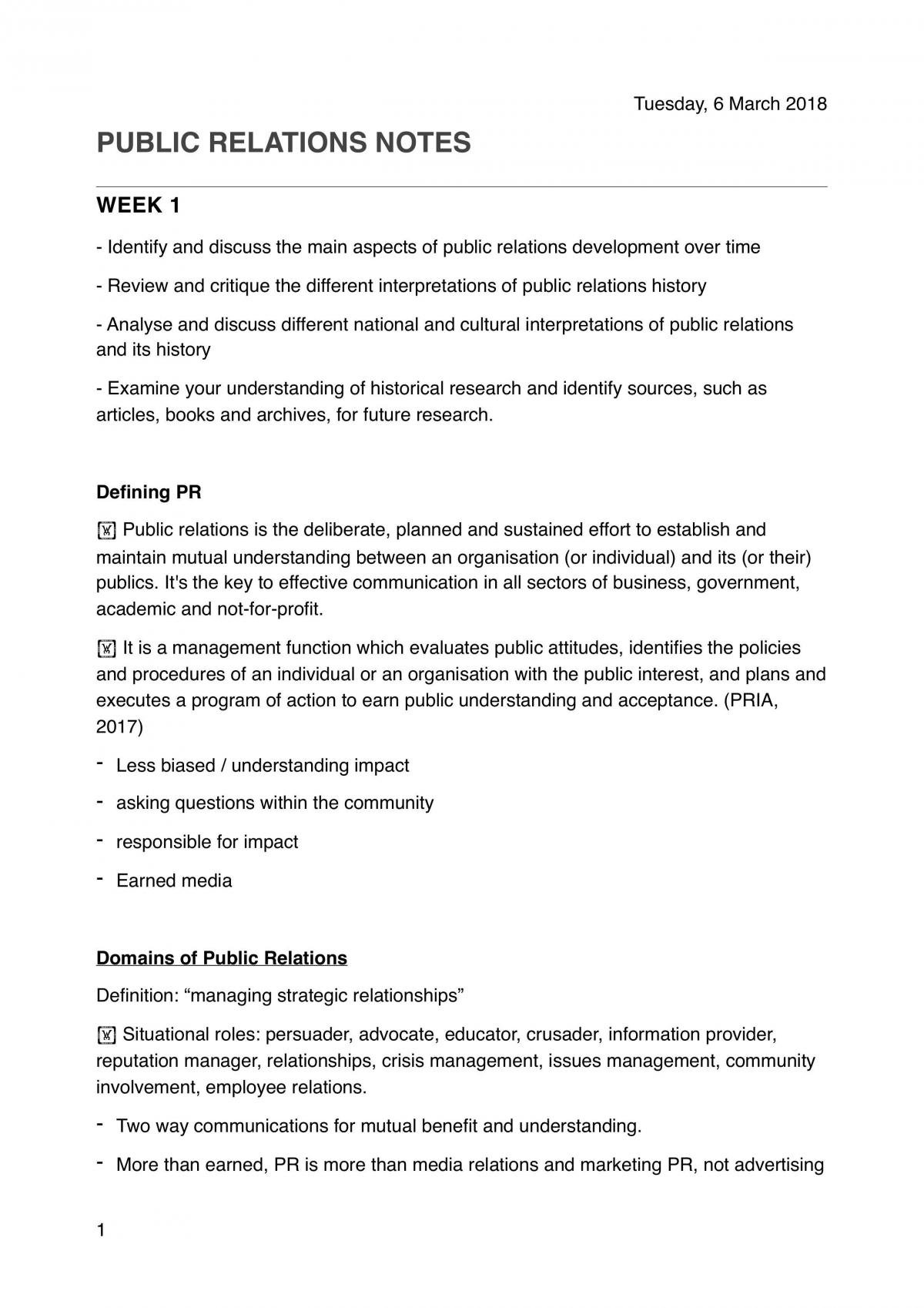 public relations case study pdf
