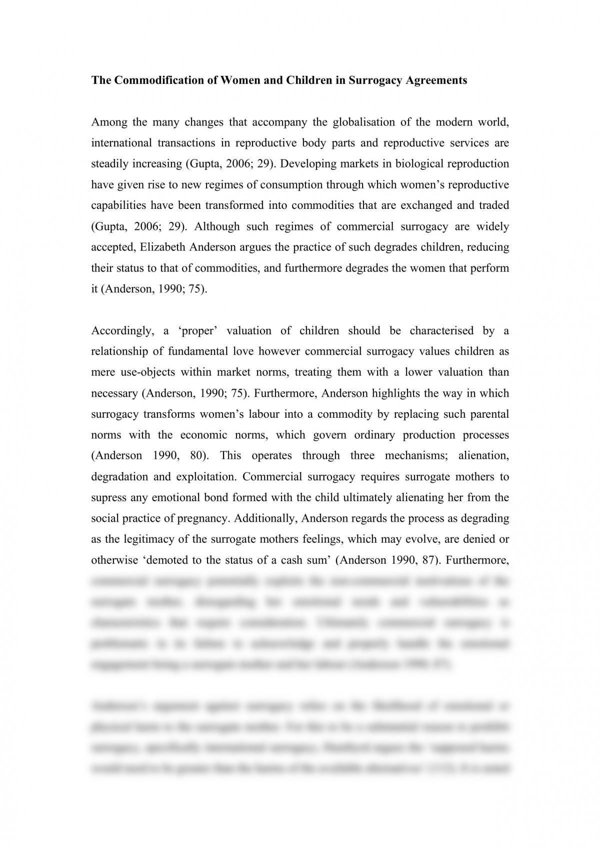 Global Bioethics Essay - Page 1