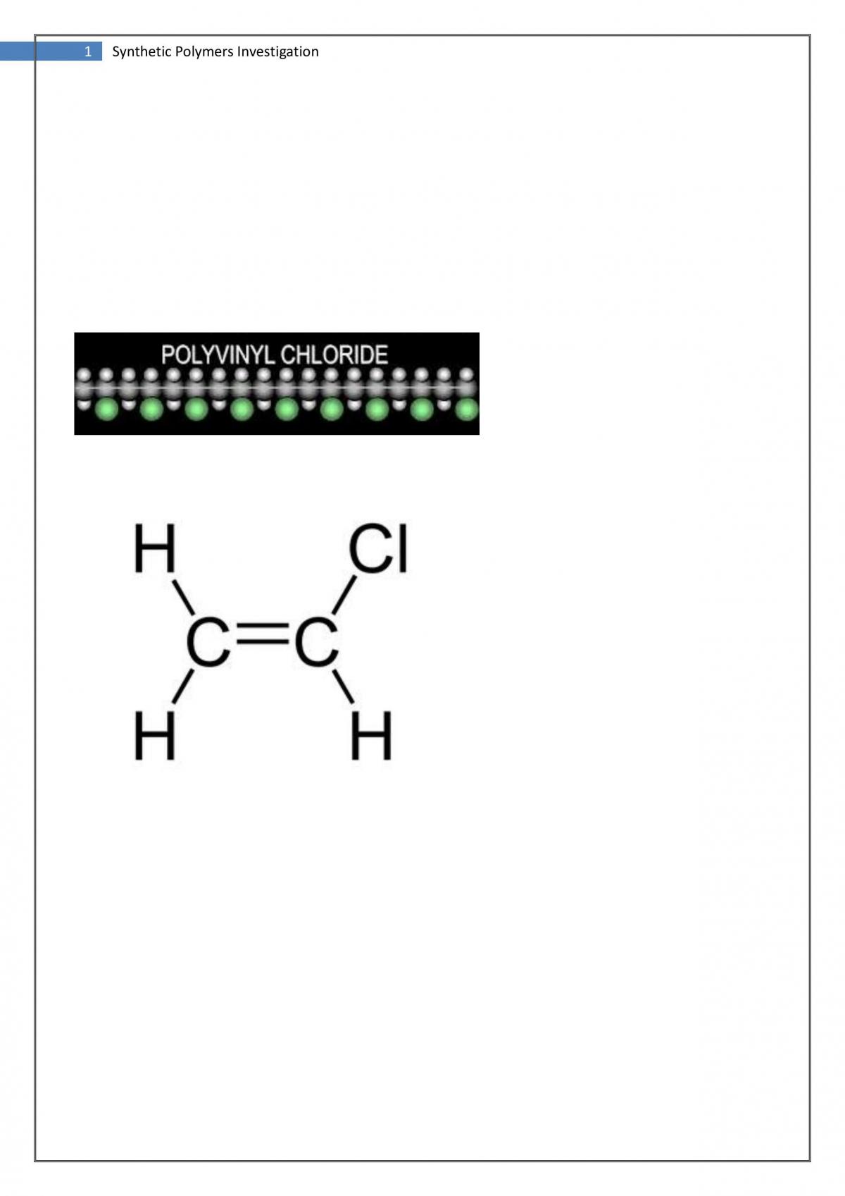Polymers Issues Investigation - Page 1