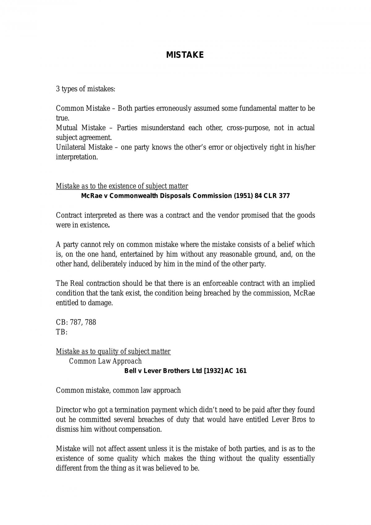 Mistake - Page 1