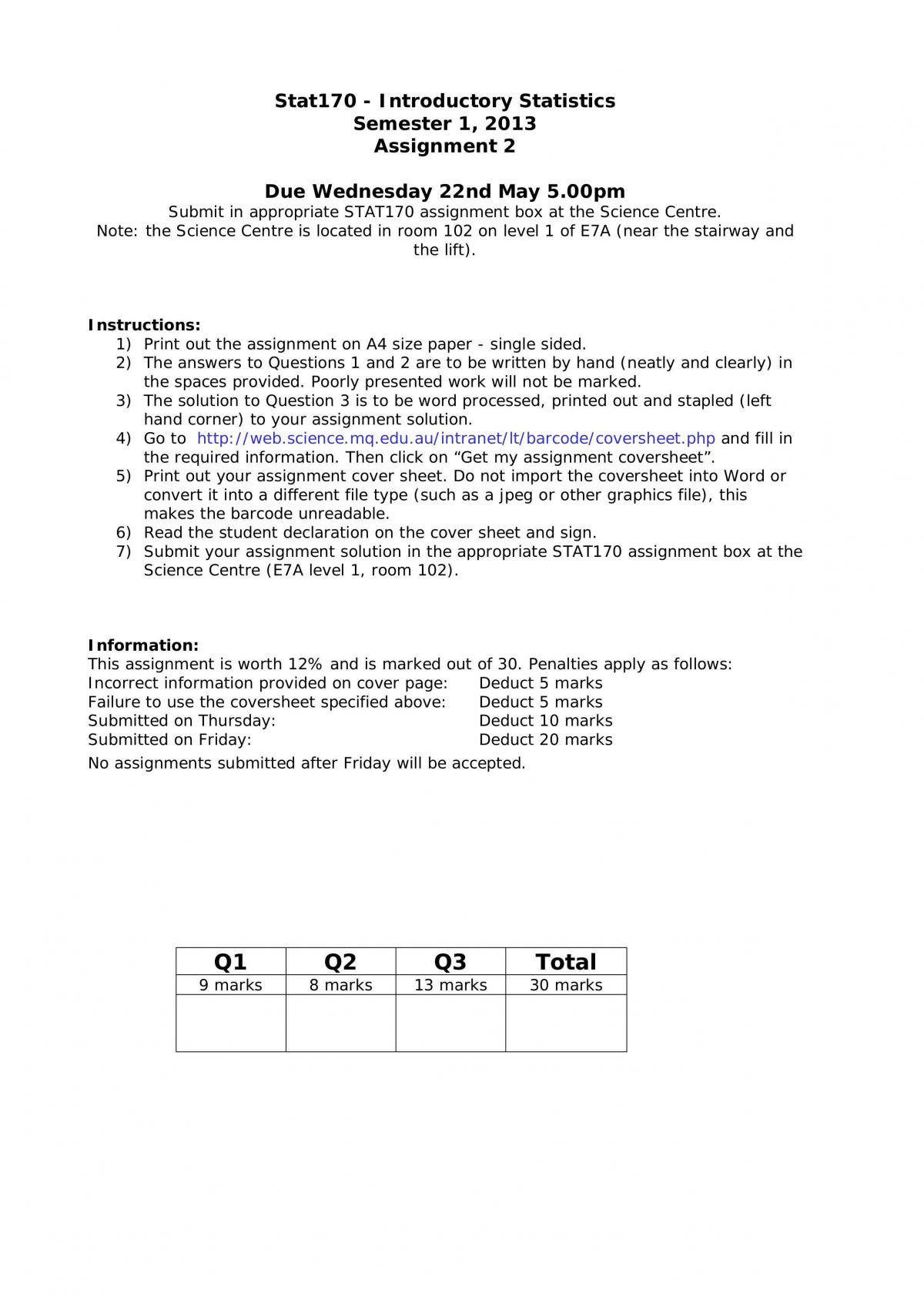 Assignment 2 - Page 1